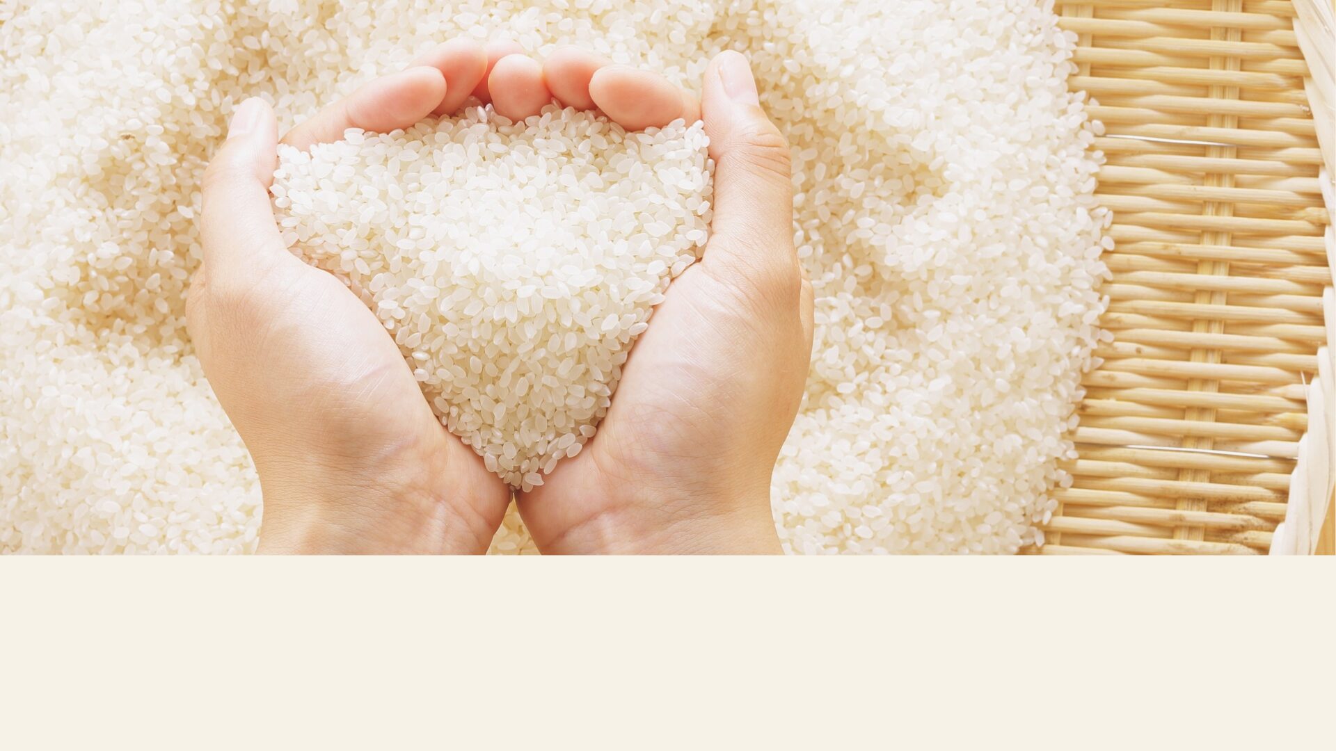 お米と手